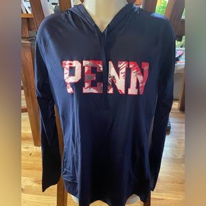 Penn Under Armour heat gear Large hooded shirt